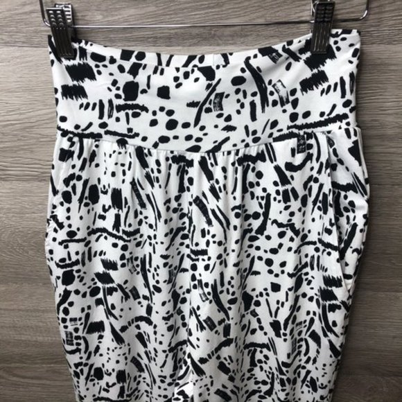 Asos Womens Size 4 Squiggle Print Harem Trouser - Picture 5 of 10